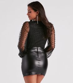 Luxe Be A Lady Faux Pearl Bodysuit | Windsor Glamorous Evening Bodysuit For Fall, Elegant Party Bodysuit For Fall, Party V-neck Blouse With Sheer Sleeves, Sheer Sleeves V-neck Blouse For Party, Party Blouse With Sheer Sleeves And V-neck, Fall Season V-neck Mesh Top, Glamorous Mesh Top With Mesh Sleeves For Night Out, Glamorous Long Sleeve Bodysuit For Spring, Elegant Mesh Top With Sheer Sleeves For Date Night