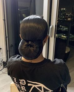 Gorgeous bun hairstyle ideas for long hairs | Trendy hairstyle ideas Low Bun Weave Black Women, Sleek Low Bun Wedding Hair Black Women, Black Women Low Bun Hairstyles, Low Bun Hairstyles For Black Women Wedding, Prom Hairstyles Slick Back Bun, Wig Low Bun Hairstyles Black Women, Elegant Bun Black Women, Elegant Bun Hairstyles Black Women, Low Bun Ponytail Black Hair