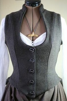 Tailored Waistcoat, Mode Steampunk, Victorian Steampunk, Steampunk Costume, Skirt Maxi, Steampunk Clothing, Steampunk Fashion, Fantasy Fashion, Mode Vintage