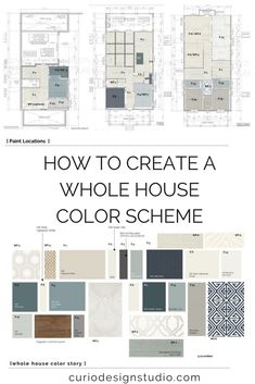 the floor plan for a house with blueprints and text that reads how to create a