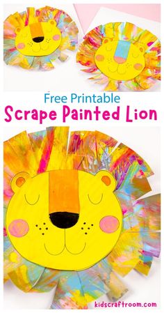 the lion paper plate craft for kids to make