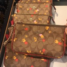 Brand New With Tag Price Is Firm Wallet With Chain, Bags Coach, Coach Wallet, Wallet Chain, Color Orange, Coach Bags, Louis Vuitton Monogram, Wallets, Bag Lady