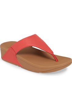 FitFlop Lulu Fit Flop (Women) | Nordstrom Adjustable Synthetic Flip Flops With Gel Cushioning, Comfortable Adjustable Flip Flops With Gel Cushioning, Comfortable Toe Loop Flip Flops With Arch Support, Comfortable Adjustable Gel Cushioned Flip Flops, Synthetic Toe Loop Flip Flops With Cushioned Footbed, Synthetic Toe Loop Flip Flops With Textured Footbed, Wicks, Flip Flop, Arch Support