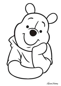 winnie the pooh bear coloring pages for kids to print out and color with them