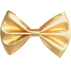 Gold Bow Tie Gold Satin Bow Tie For Black-tie Events, Adjustable Gold Satin Bow Tie, Gold Party Bow, Gold Satin Bow Tie, Gold Bow With Bow Tie Back For Party, Gold Party Bow With Tie Back, Gold Bow Tie For Party, Gold Party Bow With Ribbon, Gold Ribbon Bow For Party