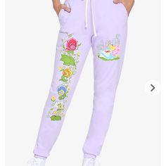 Disney Alice In Wonderland Lavender Sweatpants. Juniors Sizes With Drawstring And Pockets. Retails For $44.90 Loungewear Sweatpants, Disney Pants, Tie Dye Sweatpants, Disney Alice In Wonderland, Retro Pants, Black Jogger Pants, Cozy Lounge, Sweat Joggers, Drawstring Jogger