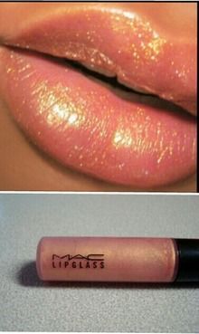 MAC lipglass in Nymphette. I wouldn't wear it just as is but over top of my pinky Mac lipstick to kick it up a notch! Mac Lipglass, Lip Glosses, Mac Lipstick, Lip Art, Makati, All Things Beauty