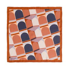 Elevate your style with Lost Pattern men's silk pocket squares. Crafted from premium mulberry silk, with the edges hand rolled and stitched by our local artisans to give a luxurious look and feel, this pocket square adds a touch of sophistication to any outfit. Featuring our signature in house "Modular" design in orange, it is a perfect for both formal occasions and casual chic looks. Each pocket square of ours is a statement piece, effortlessly enhancing your wardrobe with a blend of elegance and flair. Discover the perfect accessory to express your individuality with Lost Pattern.  Each silk pocket square comes packed in our luxury box, making it the perfect gift for someone special Dry clean only 100% mulberry silk Silk Scarf Hair, Silk Eye Mask, Silk Bandana, Silk Pocket Square, August Birthstone Jewelry, July Birthstone Jewelry, Gifts For New Mums, Pocket Squares, Pearl Jewellery Earrings