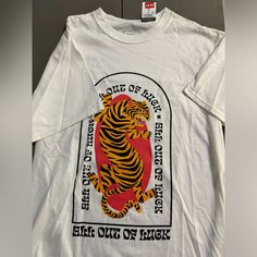 100 Cotton Tiger Graphic Tee Tiger Graphic, Tiger Shirt, Rue21, Graphic Tee, Color White, Tee Shirts, Graphic Tees, Mens Shirts, Man Shop