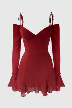 CARNELIAN DRESS (LIMITED EDITION) – MARINA EEЯRIE Mode Inspiration, Amelie, Fancy Dresses, Dream Dress, Stretchy Fabric, Look Fashion, Classy Outfits, Pretty Dresses, Aesthetic Clothes