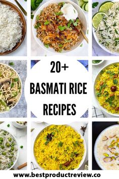 20 + basmati rice recipes