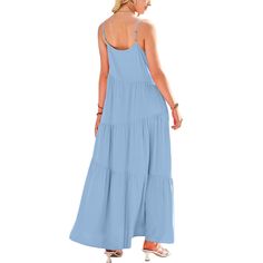 Blue Spaghetti Straps Pleated Beachwear Long Dress Women Dresses, Maxi Dresses, Dresses Maxi, Long Dress, Spaghetti Strap, Spaghetti, Maxi Dress, Womens Dresses, Dresses