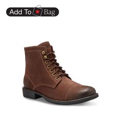 in stock Casual Fitted Work Boots With Reinforced Toe, Casual Cap Toe Outdoor Boots, Casual Fitted Snip Toe Work Boots, Casual Fitted Work Boots With Snip Toe, Rugged Fitted Work Boots For Outdoor, Fitted Rugged Outdoor Work Boots, Rugged Outdoor Work Boots, Fitted Brown Work Boots For Outdoor, Eastland Shoes