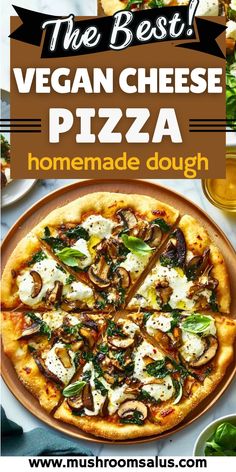 Craving pizza with a twist? Try this Vegan Cheese Pizza with Oyster Mushrooms! Loaded with creamy dairy-free cheese and flavorful oyster mushrooms, it’s the ultimate plant-based comfort food. Perfect for pizza night or any time you want a delicious vegan meal. Easy to make and absolutely irresistible—give it a try today!