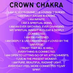 Spiritual Cleansing Prayer, Chakra Meanings, Chakra Healing Meditation, Psychic Development Learning, Chakra Health, Angel Cards Reading, Yoga Mantras, Chakra Affirmations, Spiritual Cleansing