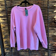 Wild Fable Waffle Knit Long Sleeve Pink Nwt Waffle Knit Sweater For Spring, Casual Pink Waffle Knit Top, Pink Waffle Knit Winter Tops, Pink Cotton Soft Knit Top, Pink Ribbed Cotton Sweater, Basic Spring Sweater, Waffle Knit Long Sleeve, Waffle Knit Top, Knit Long Sleeve