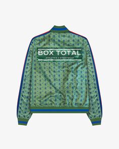 See details below Boxing Style, A Monogram Logo, Ring Upgrade, Email Branding, Pants Green, Fashion Industry, Monogram Logo, Track Jacket, Green Jacket