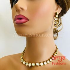 Kundan Necklace with Meenakari back Necklace set includes Necklace with an adjustable string and a pair of earrings. Base Metal: Brass Earrings Dimensions: Approx. 2.5 Inches Back Necklace, Kundan Necklace, Kundan Necklaces, Brass Earrings, Base Metal, Necklace Set, Colored Diamonds, Choker Necklace, Statement Necklace