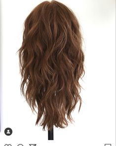 Haircuts Lots Of Layers, V Cut Hair, Long Shag Haircut, Wavy Haircuts, Haircuts For Wavy Hair, Hairstyles For Medium Hair, Hair Stylies, Haircuts For Medium Hair, Long Layered Hair