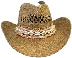 Pink Western Straw Hat For Summer, Pink Adjustable Hat Bands For Summer, Gold Festival Hat Bands For Summer, Pink Summer Straw Hat For Rodeo, Pink Straw Hat For Rodeo, Summer, Pink Beach Hat Bands, Gold Hat Bands For Rodeo, Gold Hat Bands For Rodeo Summer, Gold Hat Bands For Summer Rodeo