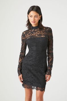 Black Net Dress, Miu Miu Pumps, Black Lace Wedding Dress, Black Lace Wedding, Lace Costume, Net Dress, Black Knees, Long Sleeve Lace Dress, Black Lace Dress