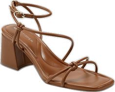 Casual Block Heel Strap Heels, Formal Strappy Sandals For Summer, Brown Summer Formal Heels, Brown Heels For Formal Summer Events, Brown Heels For Summer Formal Events, Summer Formal Strap Heels, Formal Strapped Sandals For Summer, Formal Strap Sandals For Summer, Brown Block Heel Sandals With Strap