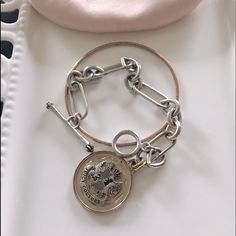 Nwt Juicy Couture Vintage Bracelets. Two Piece And Comes With Jc Jewelry Pouch. Juicy Couture Vintage, Juicy Couture Bracelet, Juicy Couture Jewelry, Couture Vintage, Couture Jewelry, Vintage Bracelets, Jewelry Pouch, White Silver, Womens Jewelry Bracelets