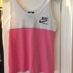 Brand New Women’s Nike Tank Top Brand New With Tags Size M Standard Fit Light Grey & Pink 60% Organic Cotton 40% Recycled Polyester Msrp $35 Casual Pink Tank Top For Sports, Trendy Pink Nike Tops, Nike Sporty Pink Tank Top, Nike Casual Pink Tank Top, Casual Nike Pink Tank Top, Casual Pink Nike Tank Top, Nike Stock, Nike Neon, Nike Tank