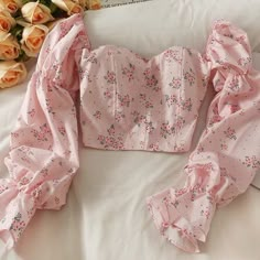 Women Long Sleeve Tops, Spring Shirts, Floral Print Tops, Floral Chiffon, Puff Sleeve Top, Casual Blouse, Bra Women, Fashion Tops, Look Fashion