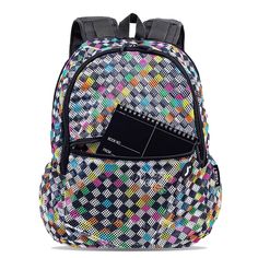 J World Mesh Backpack is lightweight and durable see-through backpack. The spacious main compartment fits large items such as binders and textbooks. This backpack is perfect for students that are required to wear one for school as well as for people that need to carry wet towels and clothing after an intense workout. Nylon Backpack For Back To School, Multicolor Nylon Student Bag, Multicolor Standard Backpack For Back To School, Multicolor Nylon Bag For End Of School Year, Multicolor Standard Backpack For Study, Back To School Mesh Backpack For Students, Back To School Mesh Backpack, Back To School Mesh Student Backpack, Black Mesh School Backpack