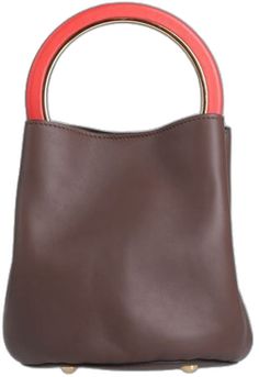 Trendy Bucket Bag With Metal Hardware, Trendy Tote Bucket Bag With Metal Hardware, Trendy Bucket Bag Tote With Metal Hardware, Brown Top Handle Bucket Bag, Top Handle Shoulder Bag With Metal Hardware, Brown Bag With Removable Pouch And Round Handle, Bucket Shoulder Bag With Metal Hardware For Shopping, Shopping Bucket Shoulder Bag With Metal Hardware, Trendy Bucket Bag With Top Round Handle