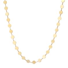 A little shimmer goes a long way and with these high-polish gold chains, you can easily make a unique and stunning jewelry statement. Available in 14k yellow, roses, or white gold Round disk measures 4.4mm and the heart measures 4.9mm Available in 16" or 24" plus 2" continuous extender The 16" is 7.9 grams Lobster clasp By Curated by AB Jewelry Statement, Stunning Jewellery, Yellow Roses, New Trends, Heart Necklace, Gold Chains, Lobster Clasp, Roses, Yellow Gold