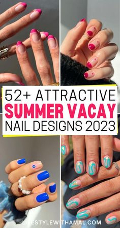 Get ready to flaunt those fingertips! From vibrant corals to dreamy pastels, we’ve curated the ultimate guide to elevate your summer mani-pedi game. Dive into the trendiest shades that’ll make your nails pop at every beachside brunch. Save this pin for your next salon appointment! 🌴🌺Feel free to share, save, and spread the nail-color love! 📌💅 Summer Palette, Trend Forecast, Nail Trend, Nails Trends, Nail Pops