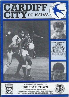 an advertisement for the cardif city soccer team