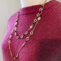 Bancroft Nwt Gold And Red Layered Necklace With Beads ** Is This Your First Purchase On Poshmark? Save An Extra $10 Using Code "Evanescentowl" At Checkout! Https://Posh.Mk/Ho8hkvjxmgb Never Worn, In Good Condition. Two Layered Mid And Long Length Necklace. Good Interest Piece For Work Wear With Sweaters Or Dresses Elegant Red Necklace With Gold Beads, Elegant Red Beaded Necklace For Christmas, Elegant Beaded Necklace For Holiday, Elegant Red Necklace With Dangling Beads, Elegant Beaded Christmas Necklaces, Elegant Red Necklace For Holiday, Elegant Christmas Beaded Necklaces, Elegant Red Beaded Chain Necklace, Elegant Red Long Necklace With Round Beads