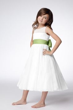 flower girl dress Seahorse Dress, Organza Flower Girl Dress, Flower Girl Dresses Tulle, Tea Length Dresses