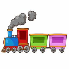 Train Cartoon, Train Music, Adding Numbers, Train Coloring Pages, Kids Canvas Art, Animal Crafts For Kids, Learning The Alphabet, Music Therapy, Sewing Art