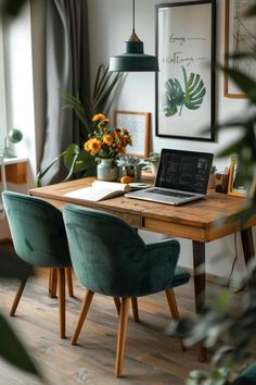 Chic Dining Room Office Ideas for Work &amp; Meals Dining Table As Office Desk Ideas, Dining Room Work Space Combo, Dining Study Combo, Dining Table As Office Desk, Desk In Dining Room Ideas, Dining Room Office Combo Ideas, Desk In Dining Room, Room And Office Combo Ideas, Office Dining Room Combo