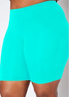 Color:Cyan;Size:1X;Size:2X;Size:3X;Package Contents:1 X Swim Shorts; Turquoise High Waist Bottoms For Summer, Summer Biker Shorts With Short Inseam, Trendy Blue Biker Shorts For Summer, Blue Solid Color Shorts For Vacation, Blue Shorts For Vacation, Light Blue Stretch Shorts For Summer, Blue High Waist Biker Shorts For Summer, High Waist Blue Biker Shorts For Summer, Casual Turquoise Bottoms For Beach Season