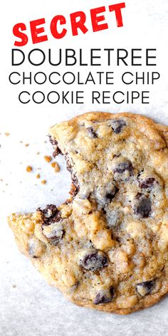 the secret double - tree chocolate chip cookie recipe is on sale for $ 3 99