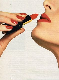 Chanel Ad, Lipstick Ad, Vintage Nails, Shiny Lips, Marc Jacobs Beauty, Vintage Cosmetics, Vintage Fashion Photography