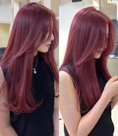 Make Up Color, Hair Color Swatches, Maroon Hair, Light Purple Hair, Red Hair Inspo, Hair Tint, Beautiful Red Hair, Pretty Hair Color, Haircuts For Medium Hair