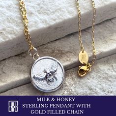 This Bee coin pendant Christian necklace is a beautiful piece of faith jewelry, featuring a minimalist coin design based upon a Bible verse. Perfect as an encouragement gift for your best friend, this faith Bee necklace is a meaningful accessory for her. 🐝  𝐃𝐞𝐭𝐚𝐢𝐥𝐬 𝐚𝐧𝐝 𝐒𝐭𝐨𝐫𝐲: 🔵Material: Sterling Silver (.925) 🔵Size: Approximately 3/4" 🔵 Includes Chain- Sterling Silver or Gold Filled Chain Included A complimentary cable chain, with lobster clasp closure, is included in matching Dainty Coin Charm Necklaces As Gift, Dainty Coin Charm Necklaces For Gifts, Dainty Coin Charm Necklace Gift, Minimalist Coin Pendant Charm Necklace Gift, Minimalist Coin Pendant Charm Necklace For Gift, Nickel Free Sterling Silver Coin Necklace Gift, Nickel-free Sterling Silver Coin Necklace As Gift, Nickel-free Sterling Silver Coin Necklace For Gift, Minimalist Nickel-free Coin Necklace For Gift