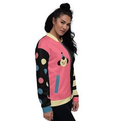 Clown Vs Mime Clowncore Primary Colorblock Vintage Colorway - Etsy Playful Color Block Tops For Winter, Retro Contrast Color Tops For Spring, Retro Tops With Contrast Color For Spring, Pink Casual Outerwear With Color Block, Sporty Multicolor Track Jacket For Spring, Trendy Fitted Color Block Outerwear, Casual Pink Outerwear With Contrast Color, Playful Color Block Winter Tops, Pink Long Sleeve Outerwear With Contrast Color