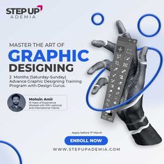 Online Course Ads Design, Applied Arts Design Ideas, Orientation Flyer Design, Graphic Design Course Poster, Graphic Design Trends 2024, We Are Hiring Design, We Are Hiring Graphic Designer, Courses Poster, Course Poster Design