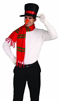 a man wearing a top hat and scarf