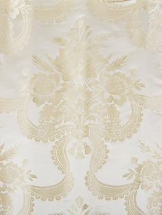 Old World Weavers Reale Nastri Silk Cream Fabric Luxury Elegant Cream Embroidered Fabric, Luxury Traditional Embroidered Cream Fabric, Luxury Cream Traditional Embroidered Fabric, Luxury Unstitched Cream Embroidered Fabric, Luxury Cream Silk Embroidered Fabric, Scalamandre Fabric, Elegant Living Room Design, Waverly Fabric, Lee Jofa