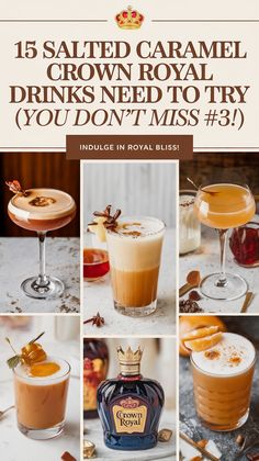 the front cover of a magazine with pictures of drinks