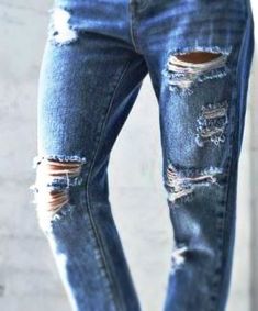 Stonewash Jeans, Ragged Jeans, Diy Clothes Refashion