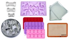 there are many different shapes and sizes of ice trays